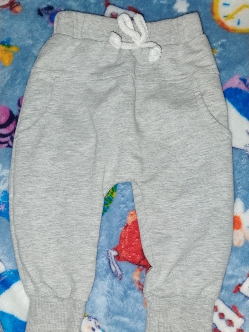 Source Unknown Light Gray Kids Sweat Joggers with Drawstring